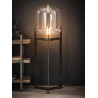 Lampadaire en métal et verre Eloïse