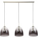 Suspension contemporaine en verre 3 x Ø33 Patrice