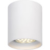 Plafonnier design cylindrique blanc Malicia