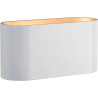 Applique ovale design blanche Eliot
