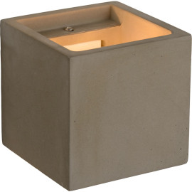Applique moderne cube blanc Didine