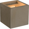 Applique moderne cube taupe Didine