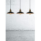Suspension vintage en métal noir Ø32 cm Pascau