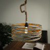 Suspension vintage en métal 1 lampe Ø 40 cm David