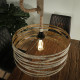 Suspension vintage en métal 1 lampe Ø 40 cm David