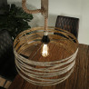 Suspension vintage en métal 1 lampe Ø 40 cm David